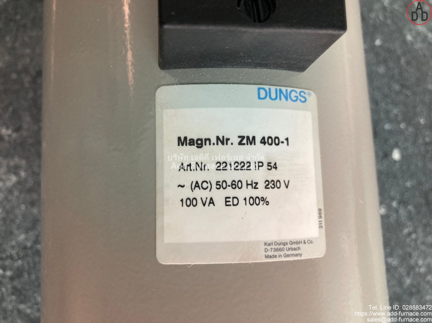 Dungs Solenoid Coil Magn.Nr.ZM 400-1 (8)